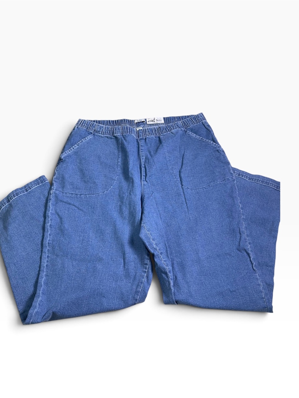 Croft & Barrow Pull-on Jeans straight mid rise 20W
